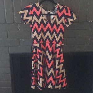 Rue 21 ZigZag Multicolor Dress
